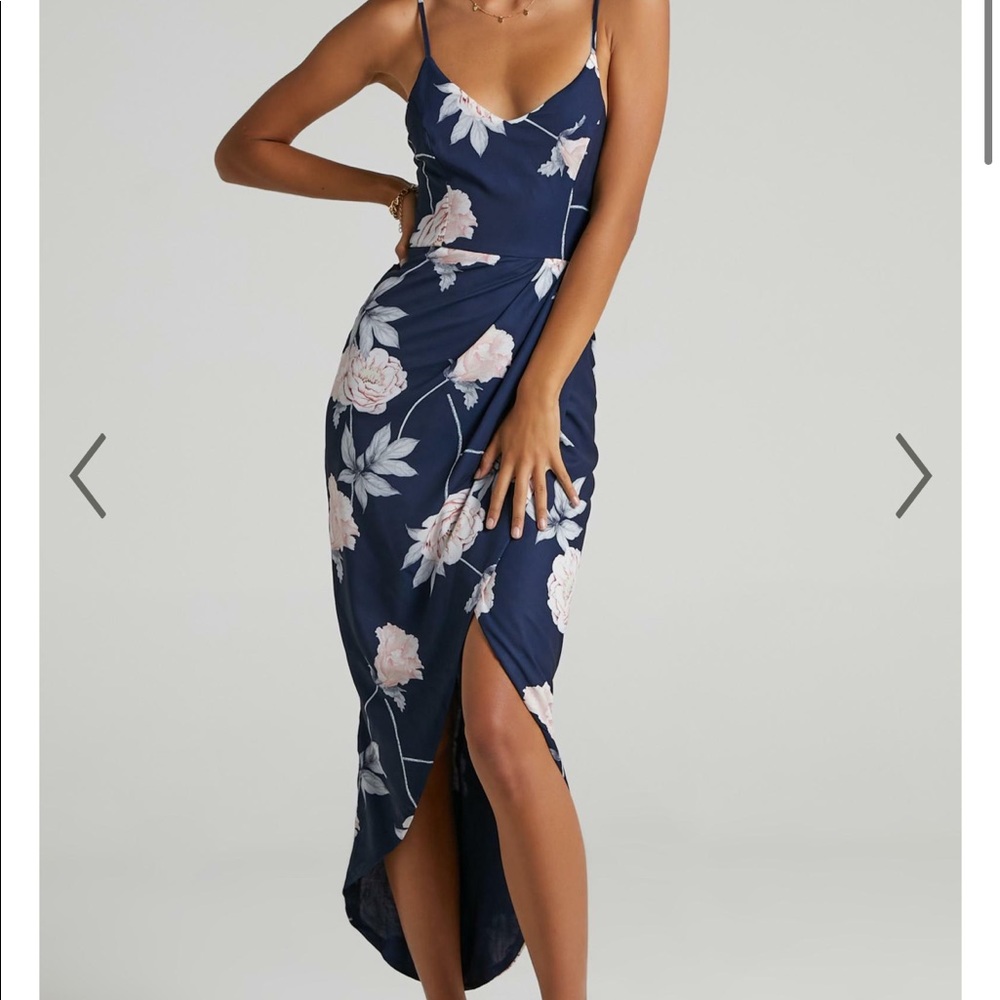 Showpo “Just This Once” Navy Dress